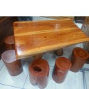 紅豆杉原木泡茶桌